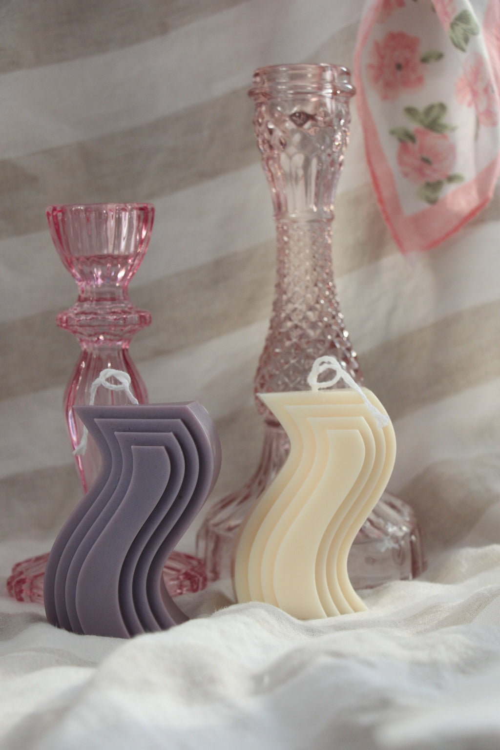Groove Handmade Pillar Soy Candle Vanilla Scent