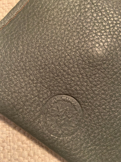 Annabelle Handmade Reclaimed Leather Coin Purse Darker Green