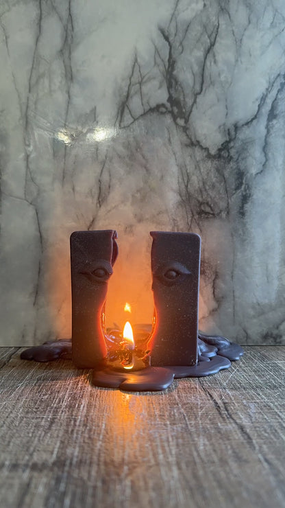 Oima Handmade Pillar Soy Candle ( Unscented )