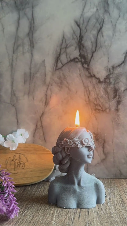 Candice Peach Scented Handmade Organic Soy Candle